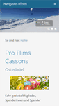 Mobile Screenshot of flims-cassons.ch