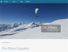 Tablet Screenshot of flims-cassons.ch